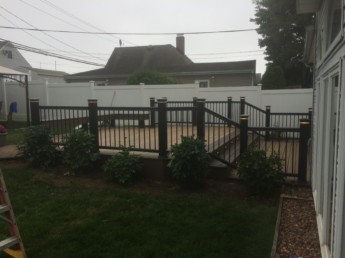 Timbertech Radiance Railing in Black with Lights
