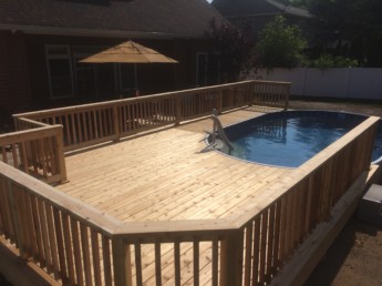 Cedar Pool Deck
